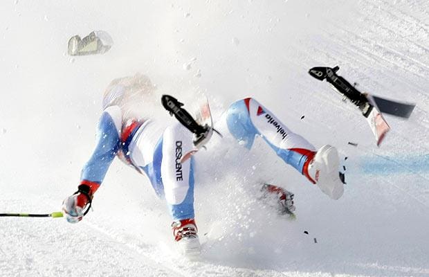 ski accident ski