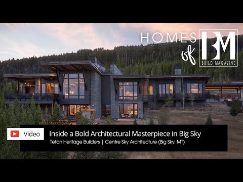Inside Sky Lodge - A Bold Architectural Masterpiece in Big Sky, MT | Homes of BUILD