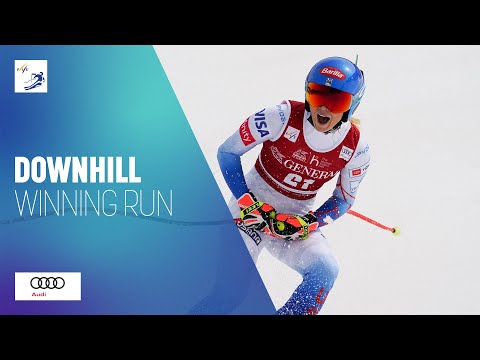 Mikaela Shiffrin (USA) | Winner | Women&#039;s Downhill | Courchevel/Meribel | FIS Alpine