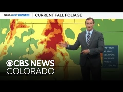 Colorado mountains see peak fall colors with perfect Saturday weather ahead