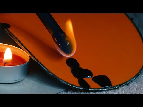 ASMR Restoring an old pair of Skis