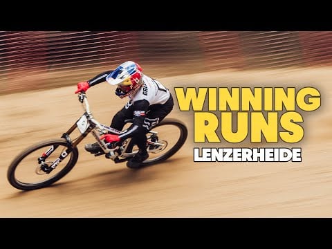 Tight Times in Switzerland | Winning Runs UCI Downhill World Cup Lenzerheide 2021
