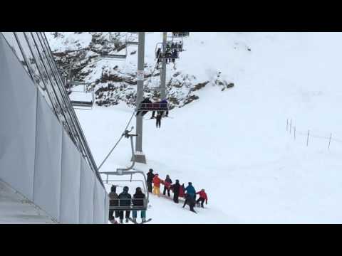 Kid falls out of whistler ski lift. Quick thinking!!!