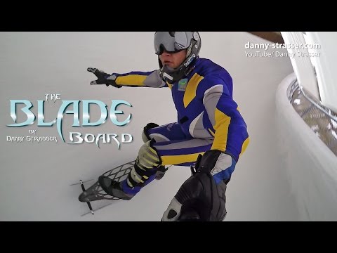 ICE BLADE longboard - bobsled track downhill (Sigulda, Latvia)