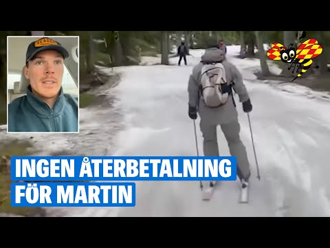 Efter påskfiaskot: Skistar erbjuder pengarna tillbaka – men Martin får inget
