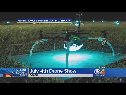 Aspen Hosts Drone Show Instead Of Fireworks