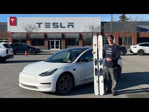Tesla powered electric ski