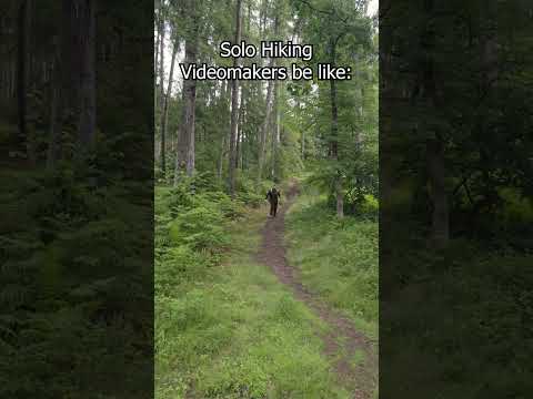 This is how hiking Videos are filmed #hike #travel #solo
