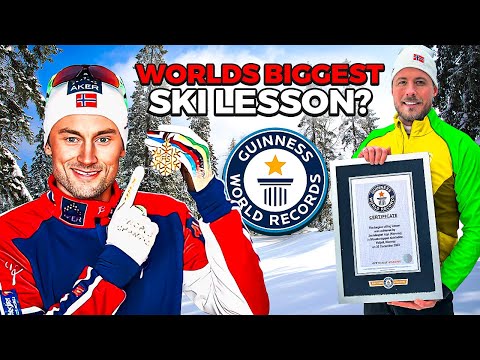 We Broke a Cross Country Skiing World Record w. Northug