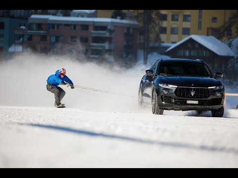 150 kph on a Snowboard Towed by a Vehicle - World Record