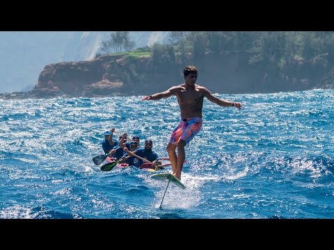 Kai Lenny Crosses the Hawaiian Islands on Hydrofoils and Raises Awareness for Plastic Pollution