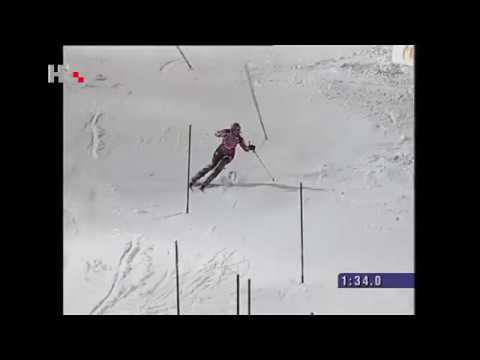 Janica Kostelić - legendarna vožnja bez štapa