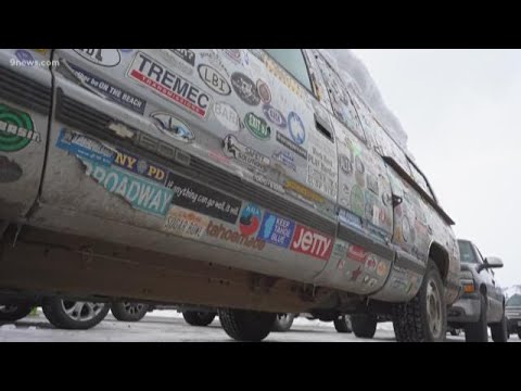This 1994 Chevy has over 1,500 stickers on it