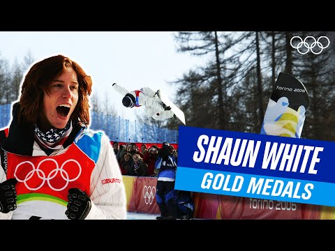 🇺🇸 ALL of Shaun White&#039;s Gold Medal Runs at the Olympics! 🥇🏂