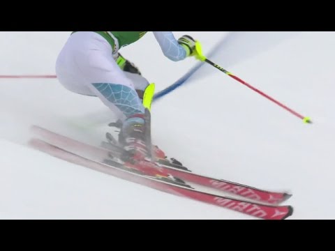 Mikaela Shiffrin Wins - Slalom Run 2 - Crans Montana 2016