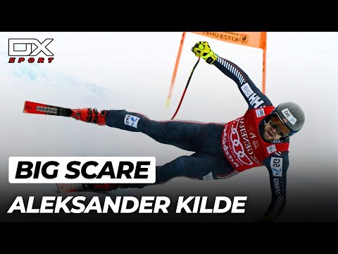 BIG SCARE for Aleksander Kilde at Kitzbühel | Downhill | 2023 🇮🇹