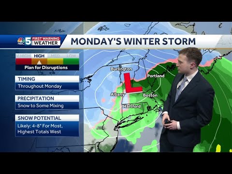 Video: Bitter cold to widespread snow (1-14-22)