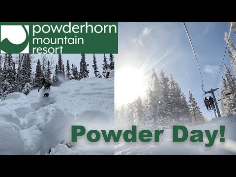 Skiing Powderhorn Mountain Resort on a Powder Day