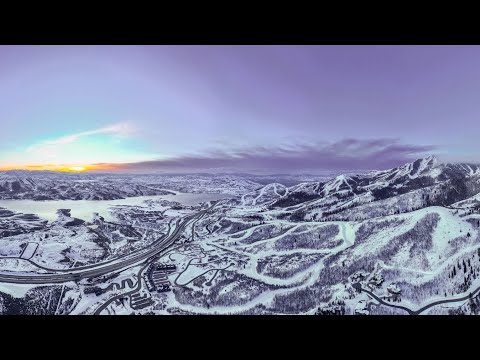 Deer Valley 2024/25 Trail Map – Hand-Painted by Rad Smith