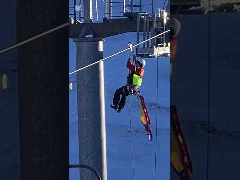 SuperDevoluy evacuation with the help of ropes 24.12.2024