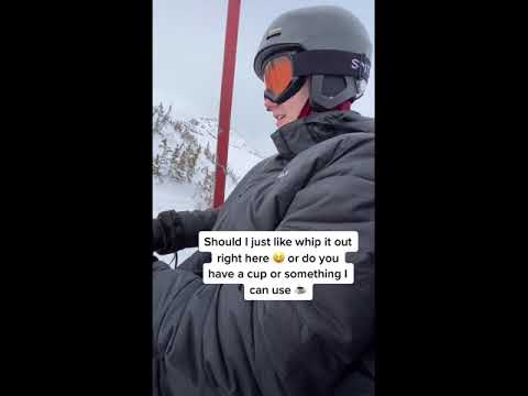 Guy gets stuck on a ski lift for hours and he has a very important question.