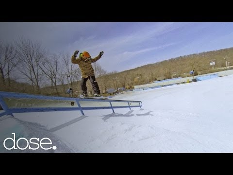 Snowboarder Danny Kass Spring Session at Mountain Creek