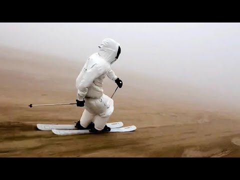 Skiing the world’s tallest sand dune