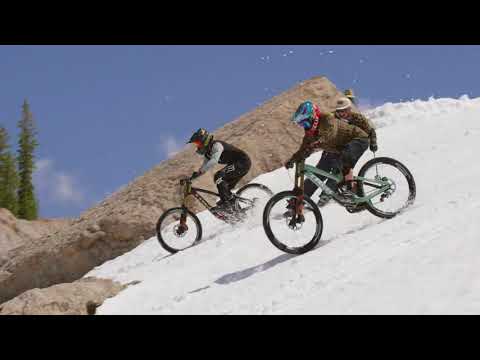 First Ever Mountain Bike Descent of Corbet&#039;s Couloir