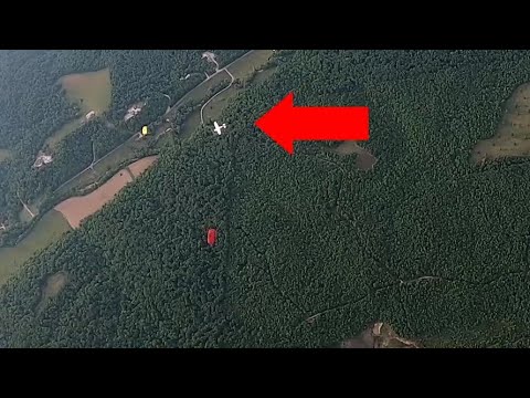Skydiver Almost Hit by Plane