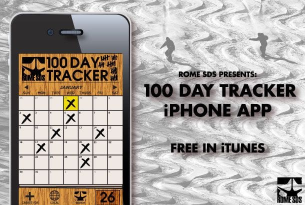 100-Day Tracker iPhone App