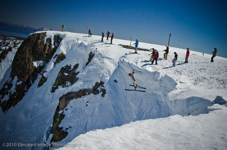 Photo of a Naked Skier - McConkeys