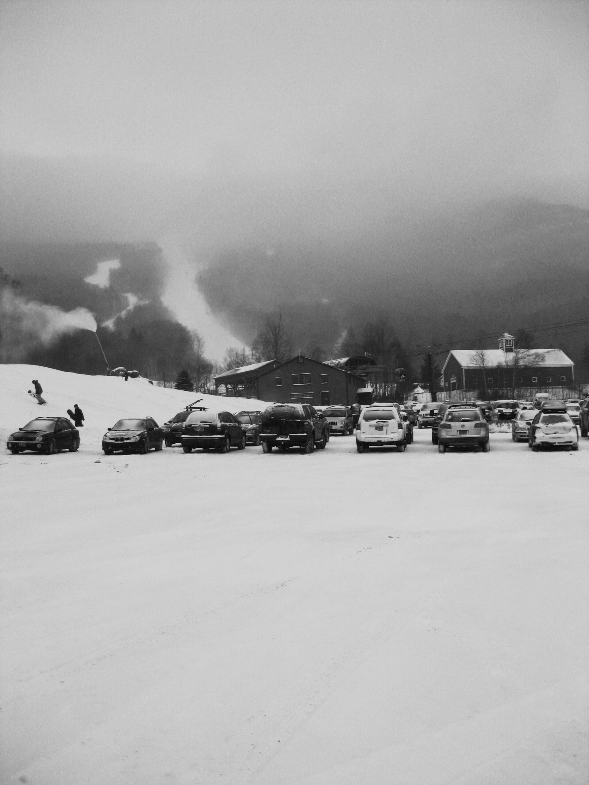 Not many people at Stowe this morning