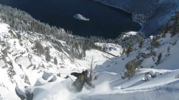 Emerald Bay, Backcountry Skiing, Powder, Lake Tahoe, Jakes, Eagle Chute