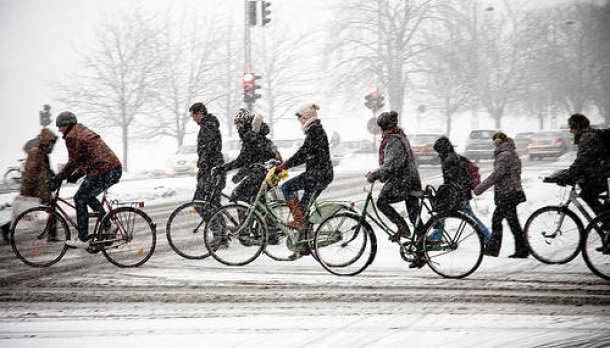 biking in the snow squaw valley tour of california