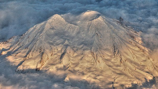 Mt. Rainier snow
