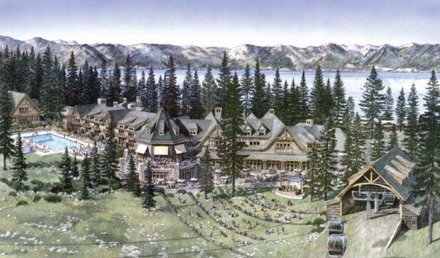Ampitheater & Back of Hotel, Homewood (image: skihomewood.com)