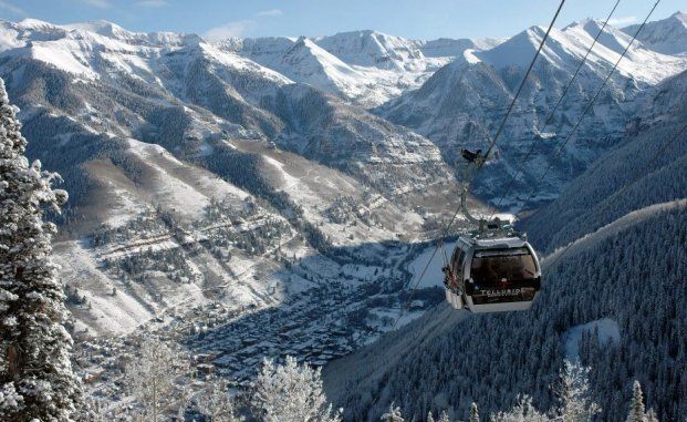Telluride with some actual snow - Photo: TheSkiChannel.com