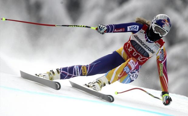 Lindsey Vonn winning