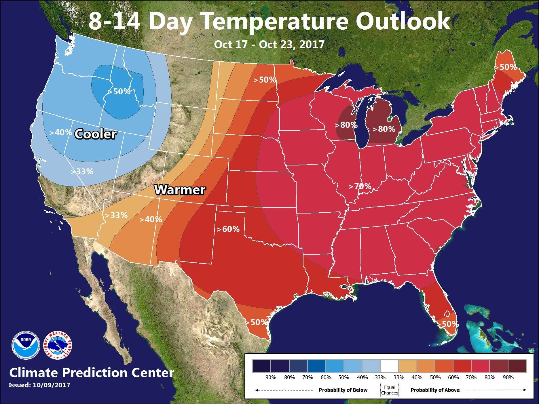 NOAA Issues 8-14 Day Outlook | PNW To See Snow All Week! - Unofficial ...