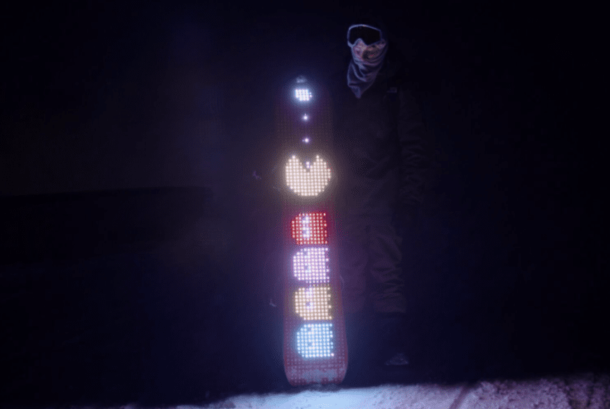 Snowboard Led Screen VIDEO: Fully Programmable LED Snowboard Base - Unofficial Networks