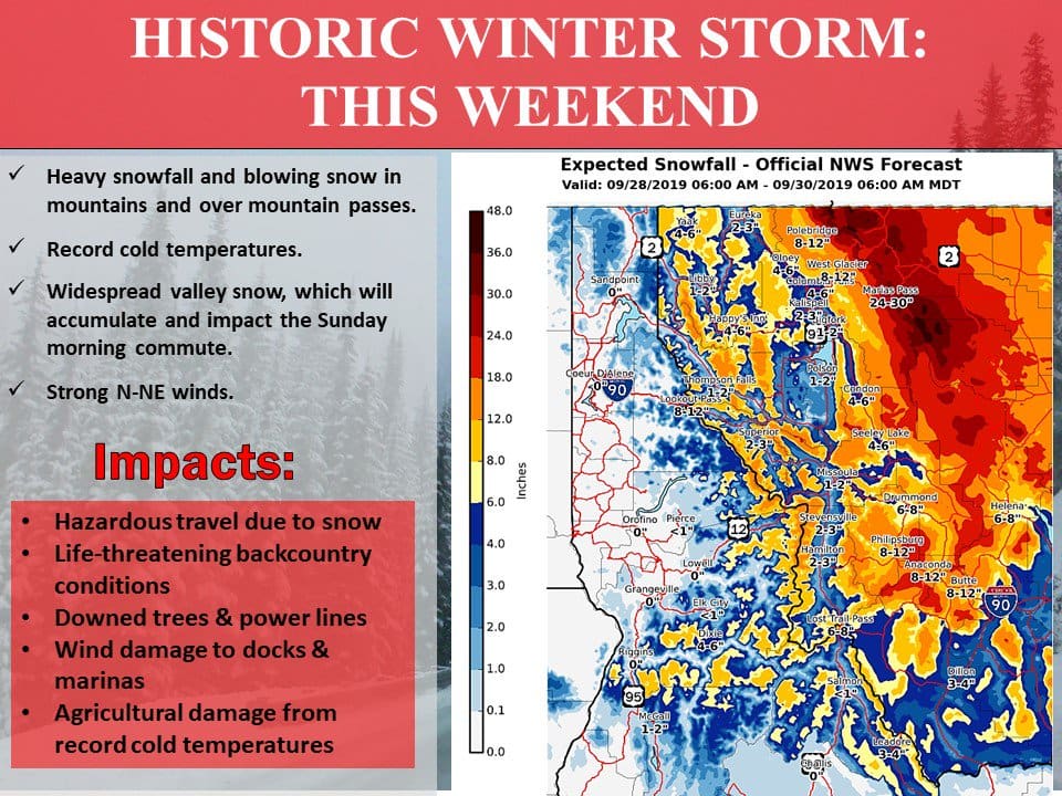 'Historic' Winter Storm Forecasted For Montana | Blizzard Conditions ...