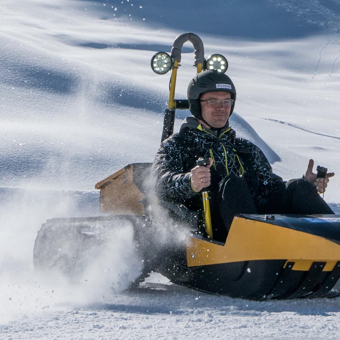 Snow Gotrack These Nimble Little Snow Go-Karts Operate Like A Bobcat Skid Steer ...