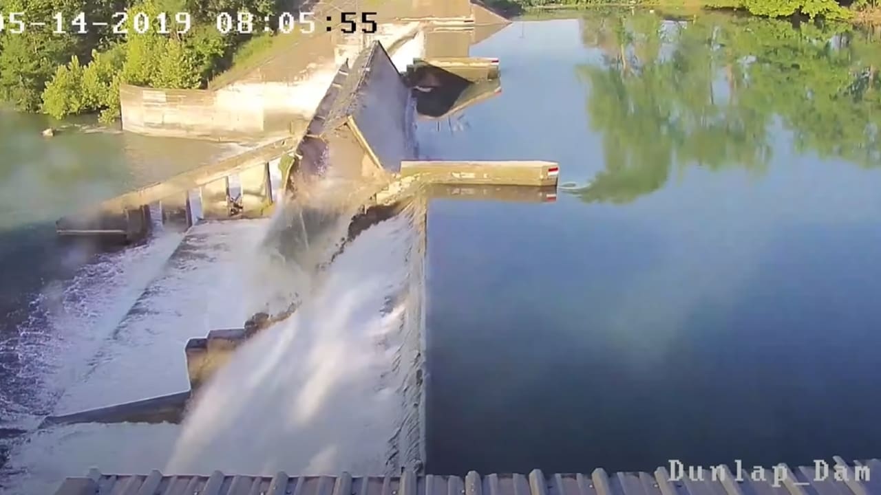 Dam Failure Caught On Camera Unofficial Networks