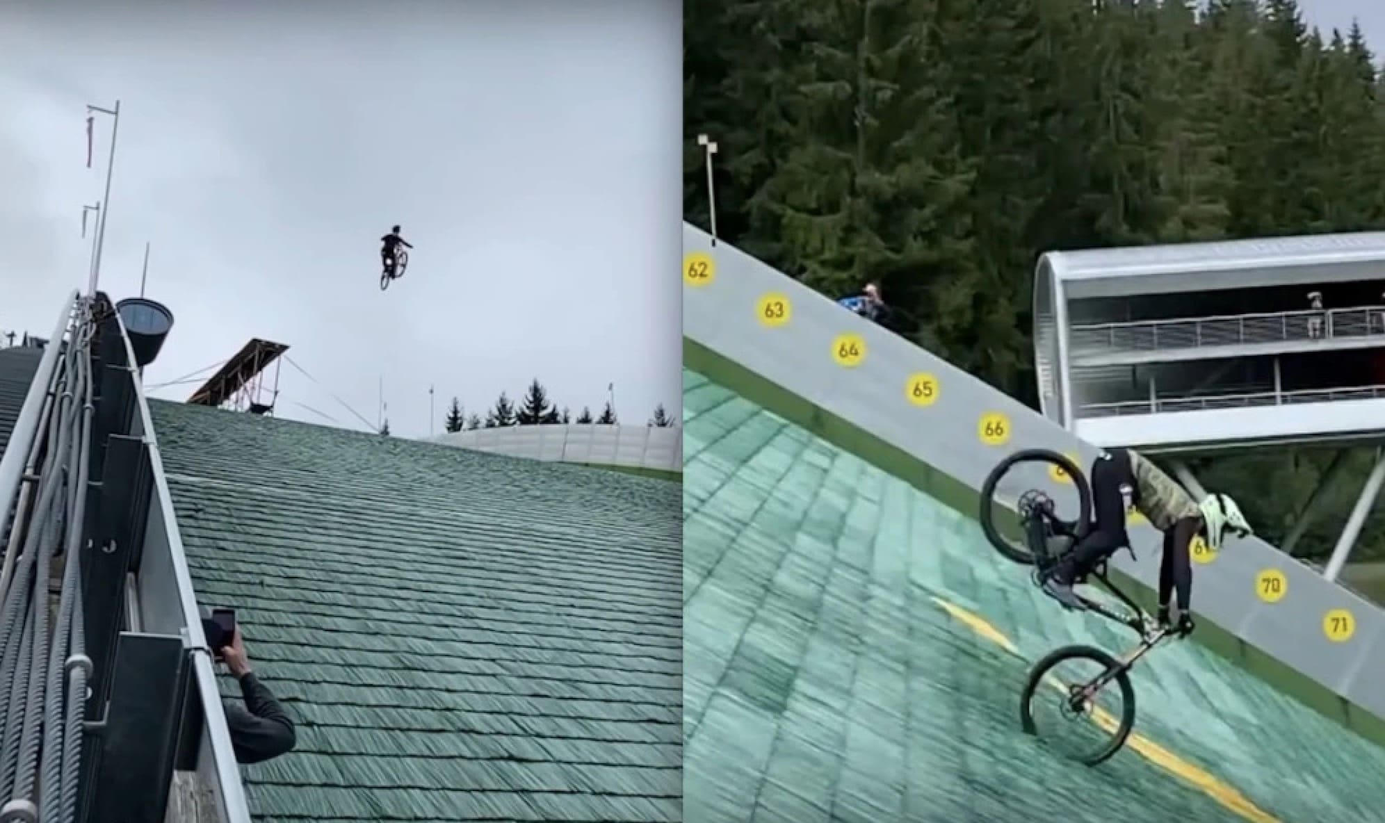Mountain bike world record attempt ends disastrously