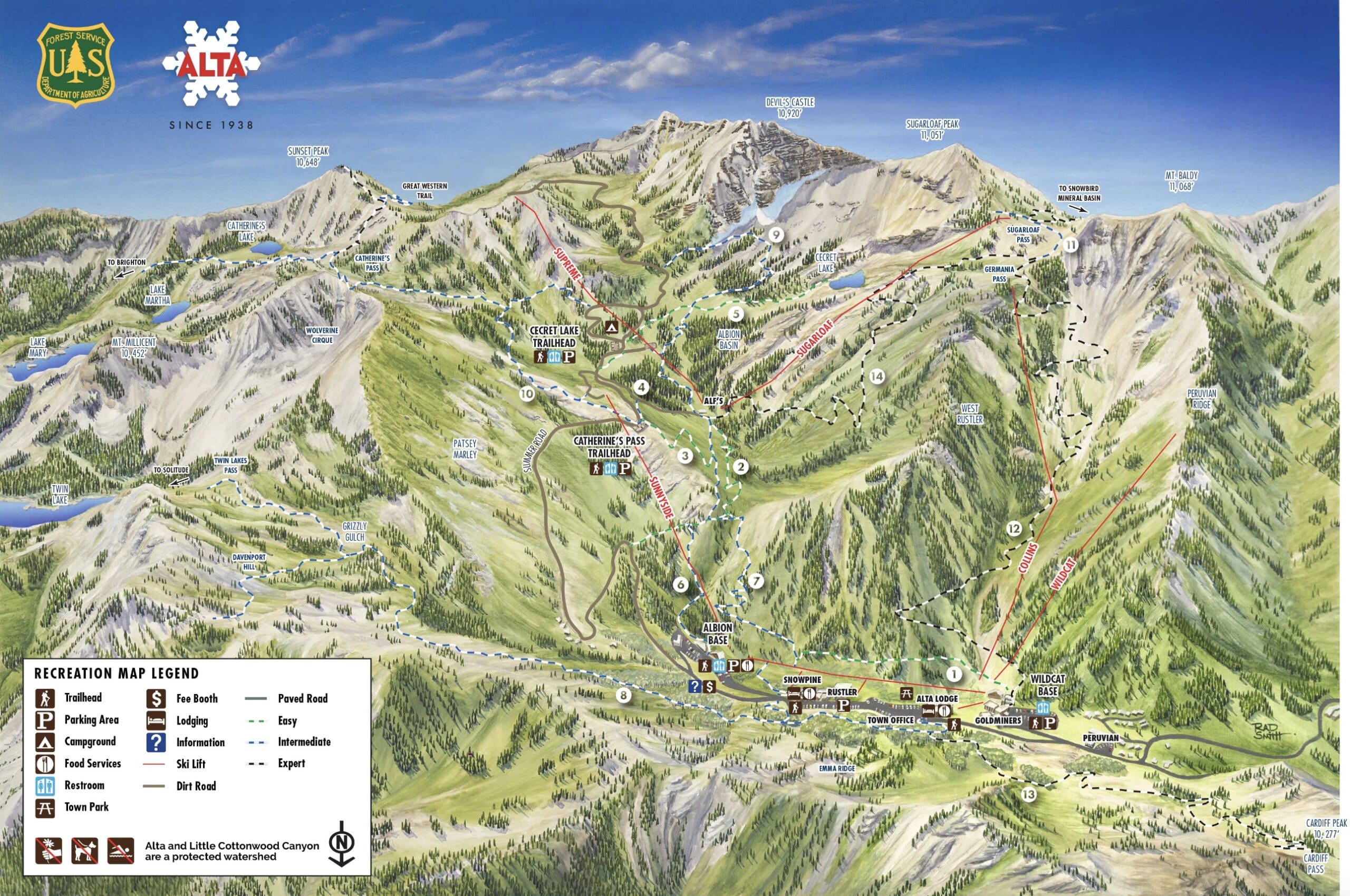 Alta Unveils New Summer Trail Map - Unofficial Networks