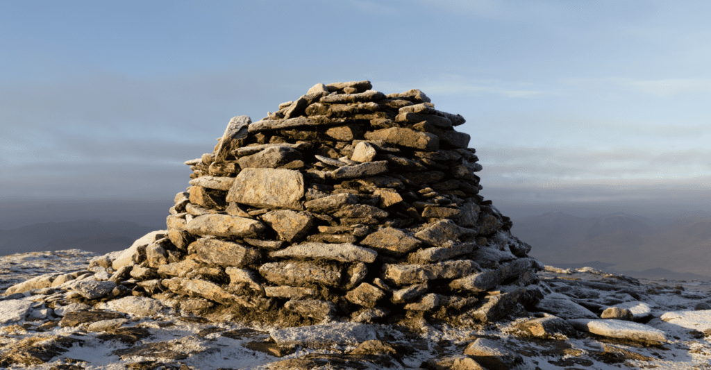 Rock cairns exist as trail markers, but can be dangerous if unauthorized