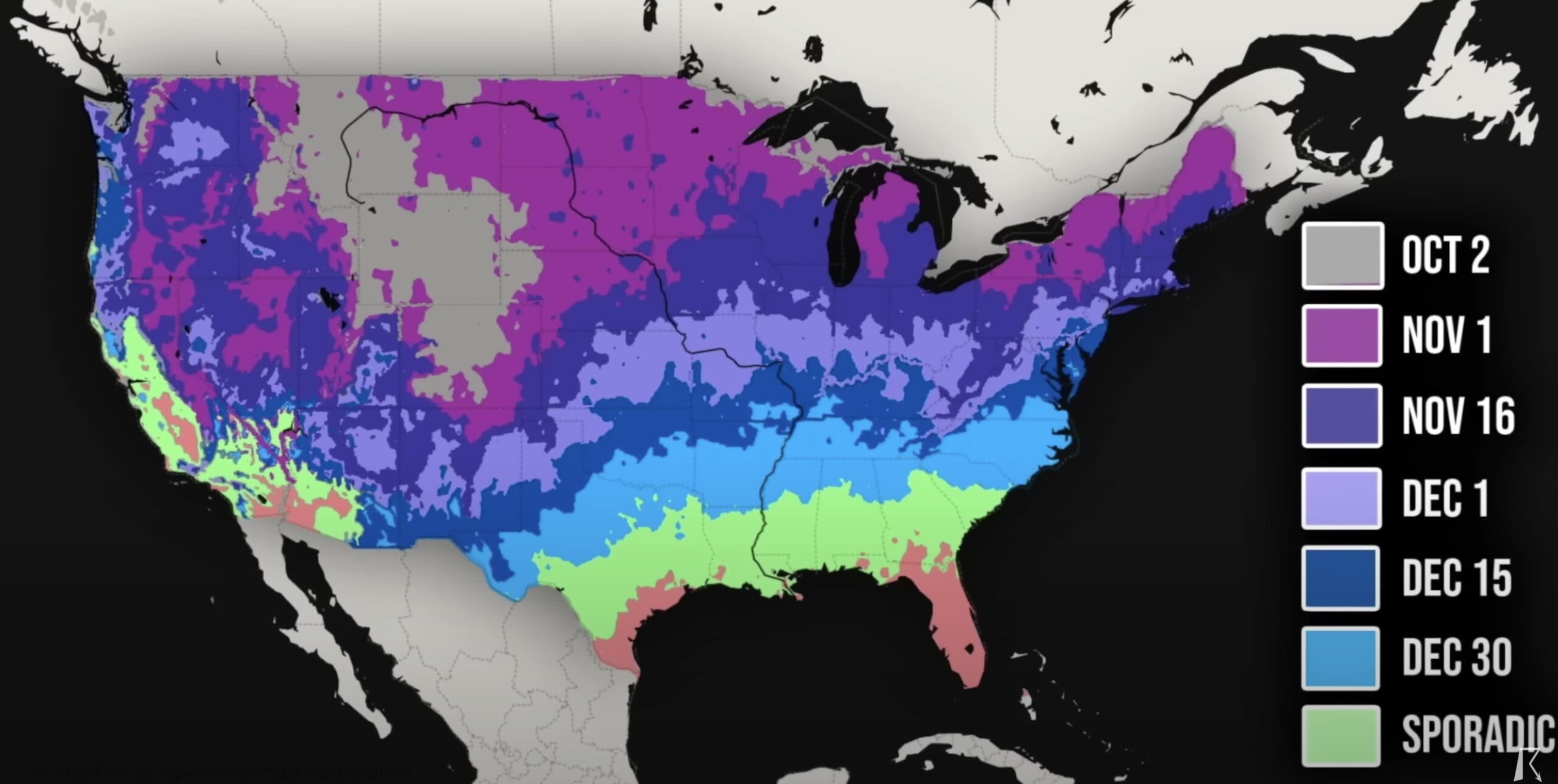 Here’s When You’ll See The First Snowfall Of This Winter - Unofficial