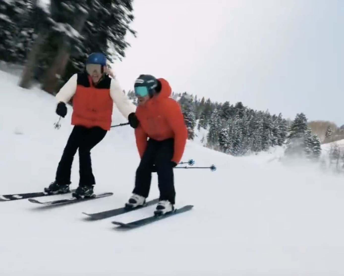 Watch: Lindsey Vonn & Ted Ligety Race Each Other Down Trail @ Deer 