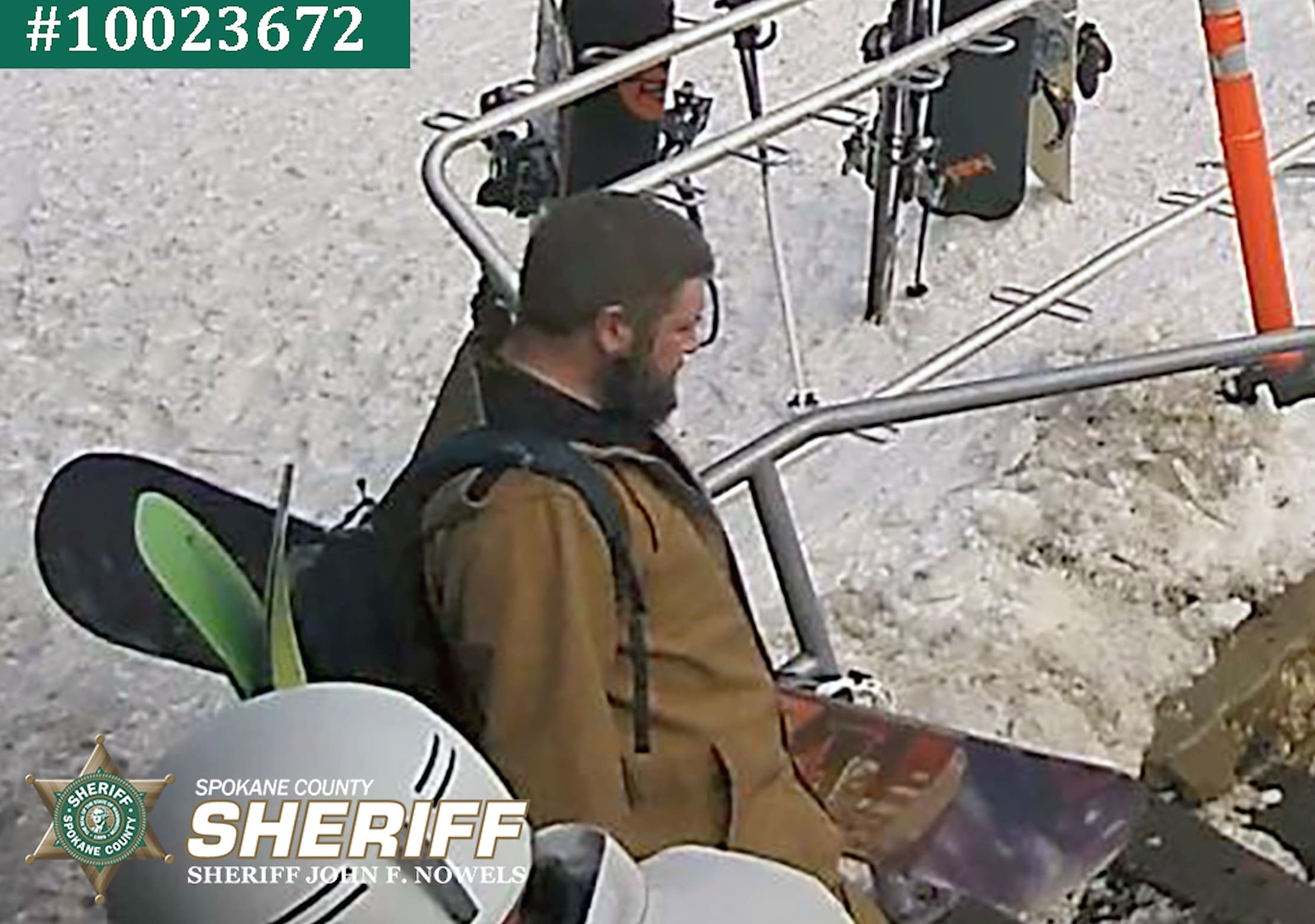 Spokane County Sheriff’s Office Seeking Help Identifying Person of Interest In Snowboard Theft