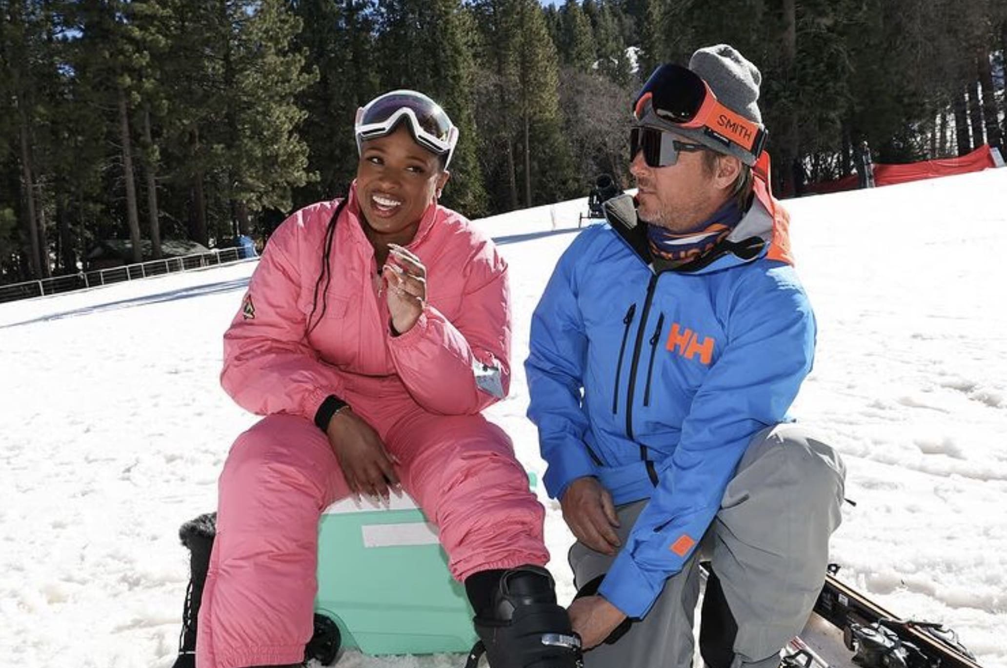 Jonny Moseley Teaches Jennifer Hudson How To Ski Unofficial Networks